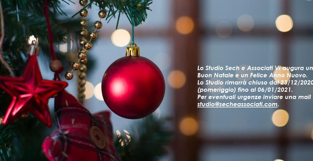 Buon Natale e Felice Anno Nuovo